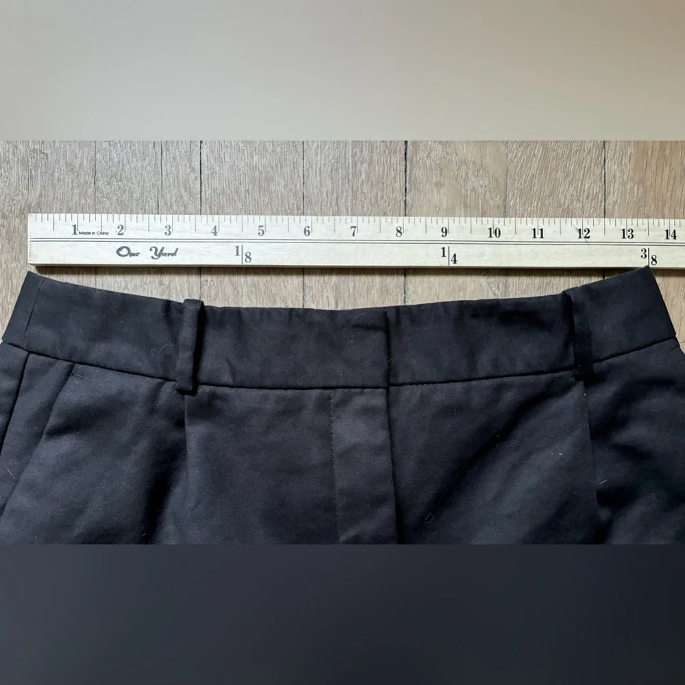 Black Zara cotton shorts NWOT - Picture 2 of 4